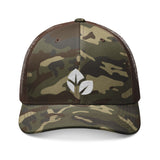 Thrive Leaves Camouflage Trucker Hat (Embroidery)
