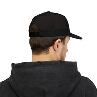 Thrive Leaves Trucker Hat Black Logo