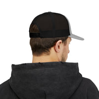 Thrive Leaves Trucker Hat Black Logo