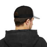 Thrive Leaves Trucker Hat Black Logo