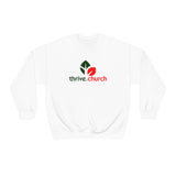 Thrive Christmas Red & Green Logo Crewneck Sweatshirt