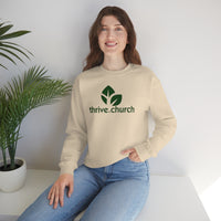 Christmas Green Logo Crewneck Sweatshirt
