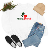 Thrive Christmas Red & Green Logo Crewneck Sweatshirt