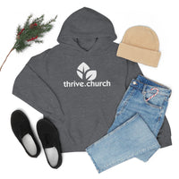 Thrive Basic White Logo Unisex Heavy Blend™ Hooded Sweatshirt