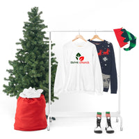 Thrive Christmas Red & Green Logo Crewneck Sweatshirt