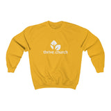 Thrive Single Color Logo Unisex Heavy Blend™ Crewneck Sweatshirt